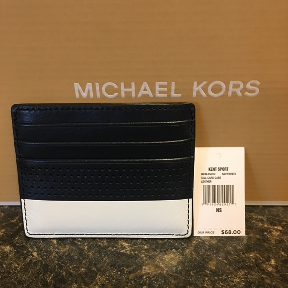 Michael Kors tall card case leather Kent Sport - Picture 2 of 2